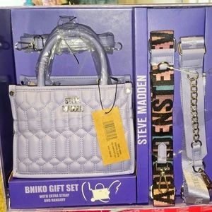 Purple Steve Madden Purse Set